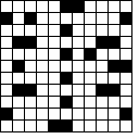 Crosswords 11x11 schema 1