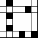 Cruciverba 6x6 schema 21